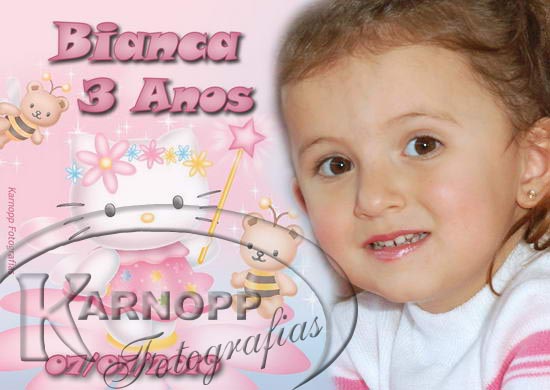 Bianca Dittberner Pacheco - 3 anos